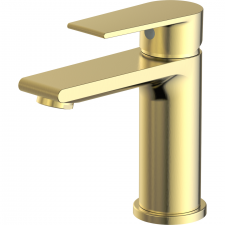 Vitruvius Rubicon Single lever basin mixer,w/o pop-up waste DR brass Brushed Gold
